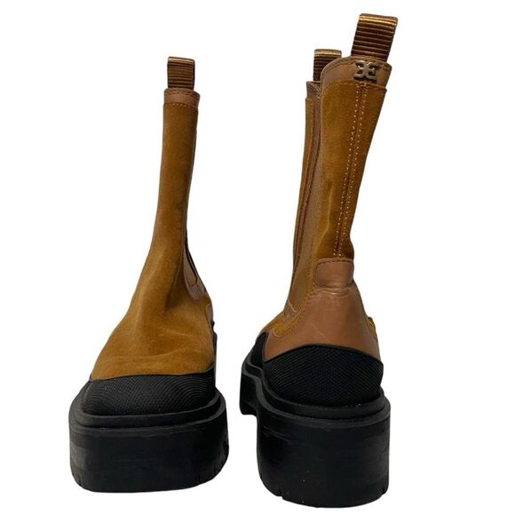 SAM EDELMAN Lulia Suede Chunky Booties 9 - Picture 3 of 11